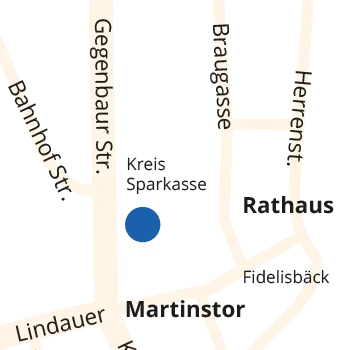 Anfahrtskarte Sanitätshaus PMZ Wangen